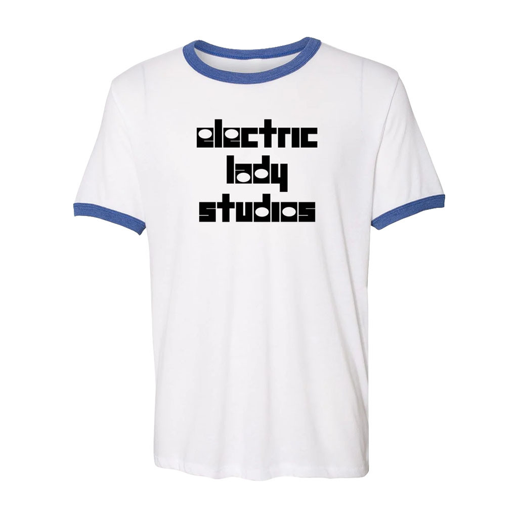 Electric Lady Studios Merch 1970's Logo Ringer Shirt Best Gift For Sisters - Kdjoy