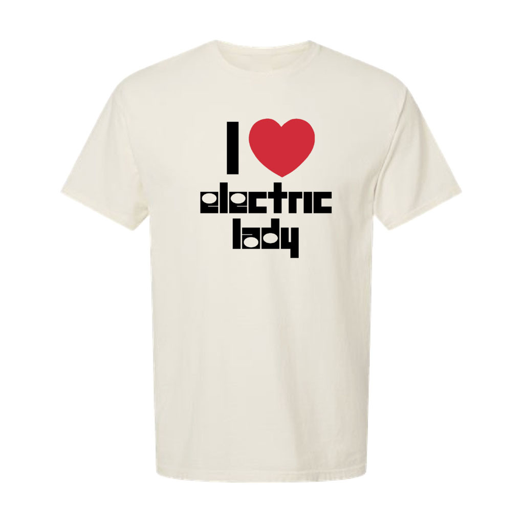 Electric Lady Studios Merch 2026 I Love Electric Lady T-Shirt Present For Friends - Kdjoy