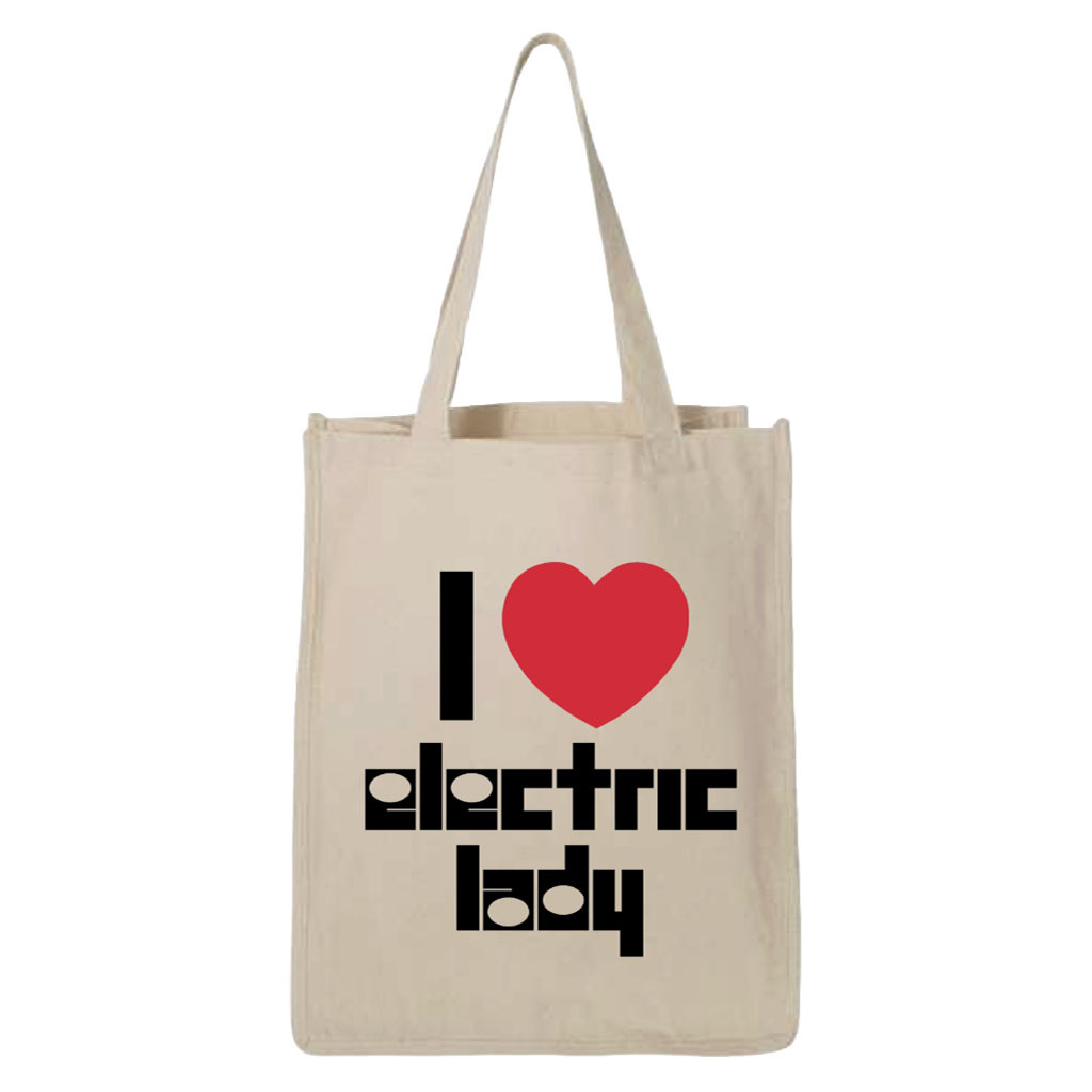 Electric Lady Studios Merch 2026 I Love Electric Lady Tote Bag Birthday Gifts Ideas - Kdjoy