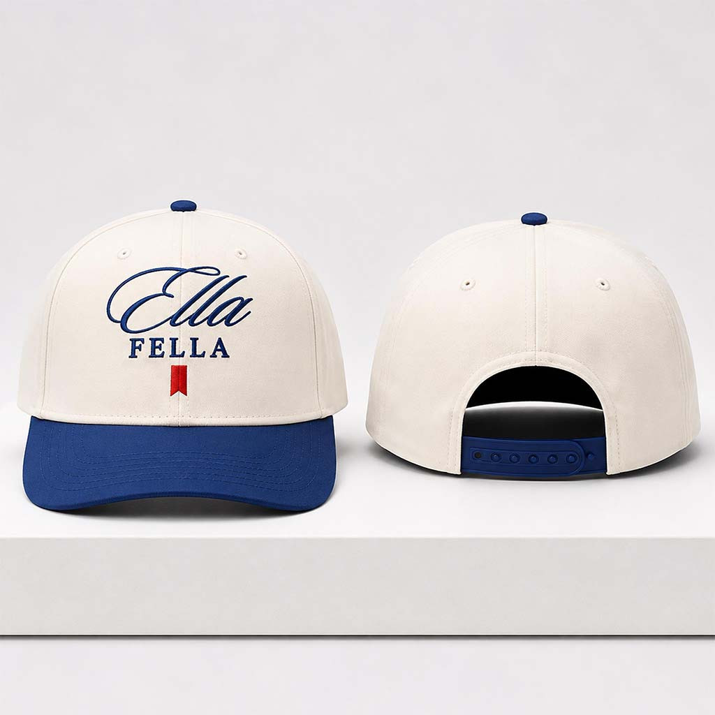 Ella Fella Hat Embroidered Ella Langley Merch Birthday Gift Ideas For Husband - Kdjoy Ella Fella Hat Embroidered Ella Langley Merch Birthday Gift Ideas For Husband - Kdjoy