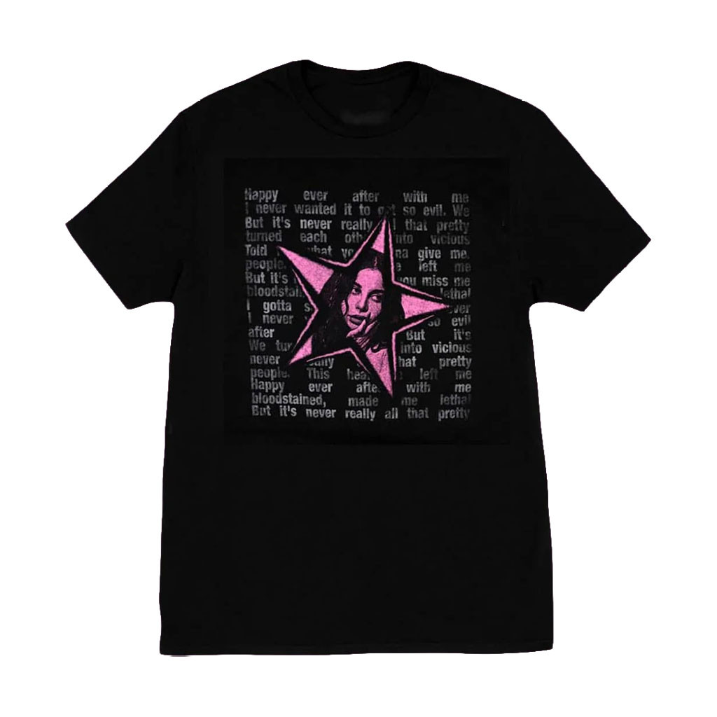 Ellise Merch 2026 Pretty Evil Tour Lyric T-Shirt Best Gifts For Music Lovers - Kdjoy