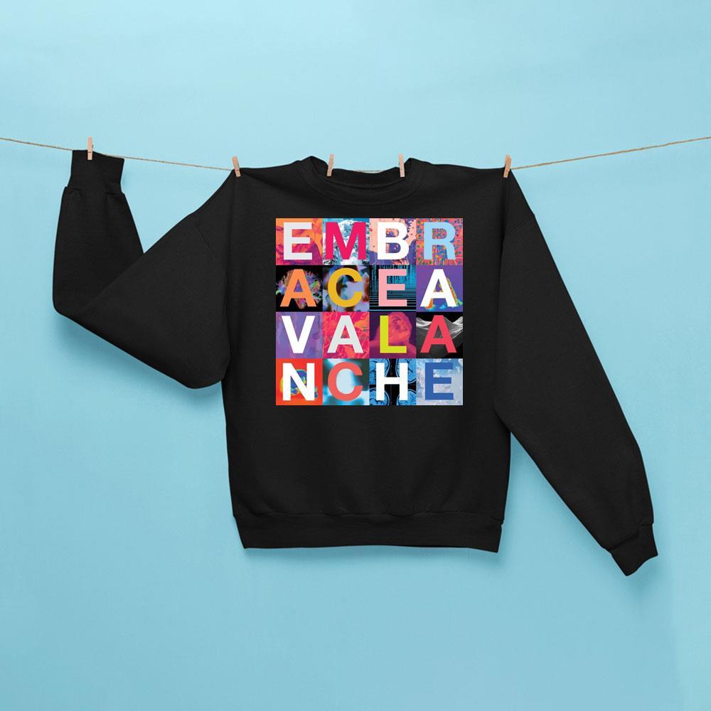 Embrace Avalanche Sweatshirt Black Embrace Merch Unique Gifts For Music Lovers - Kdjoy
