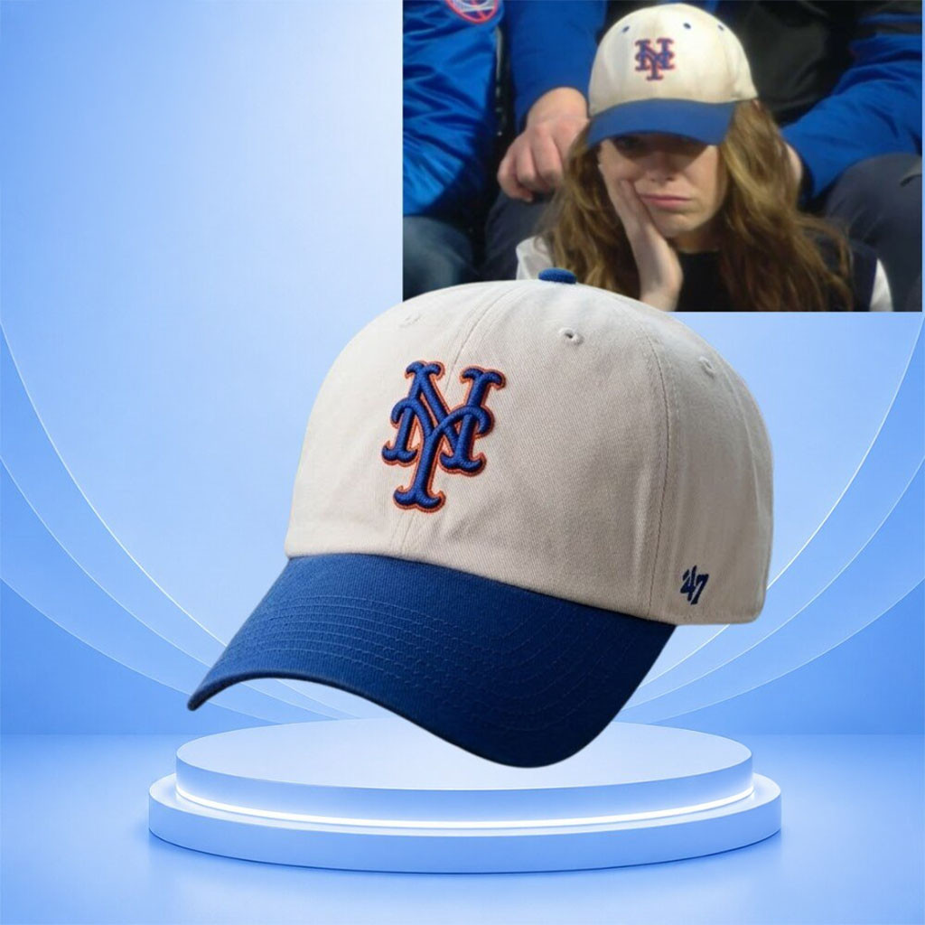 Emma Stone 47 Brand New York Mets Hat Embroidered Emma Stone Merch Fans Gifts - Kdjoy Emma Stone 47 Brand New York Mets Hat Embroidered Emma Stone Merch Fans Gifts - Kdjoy