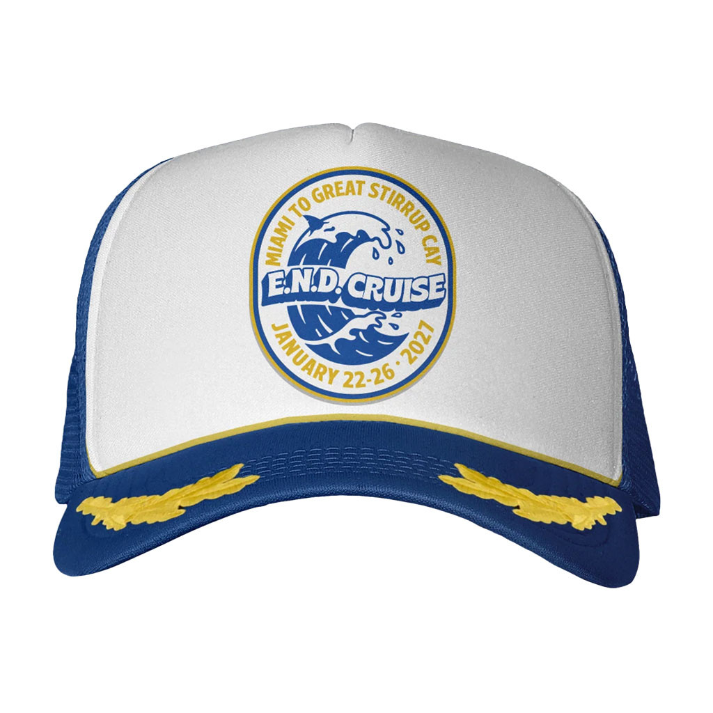 Emo's Not Dead Merch 2026 Captain Trucker Hat END Cruise Cap Present For Dad - Kdjoy Emo's Not Dead Merch 2026 Captain Trucker Hat END Cruise Cap Present For Dad - Kdjoy
