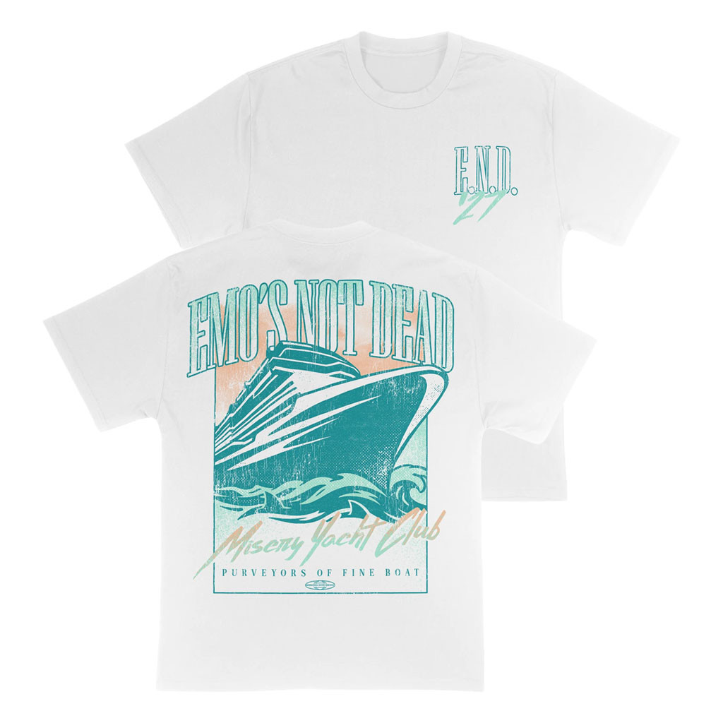 Emo's Not Dead Merch 2026 Yacht Club T-Shirt END Cruise Clothing Best Gift For Fans - Kdjoy