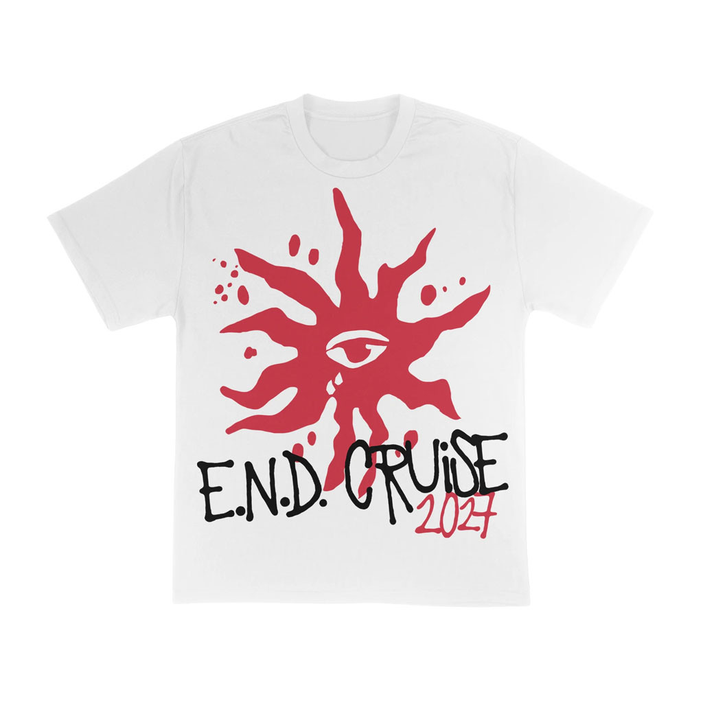 Emo's Not Dead Merch 2027 Bloody Sun T-Shirt END Cruise Shirt Gift Ideas For Brothers - Kdjoy