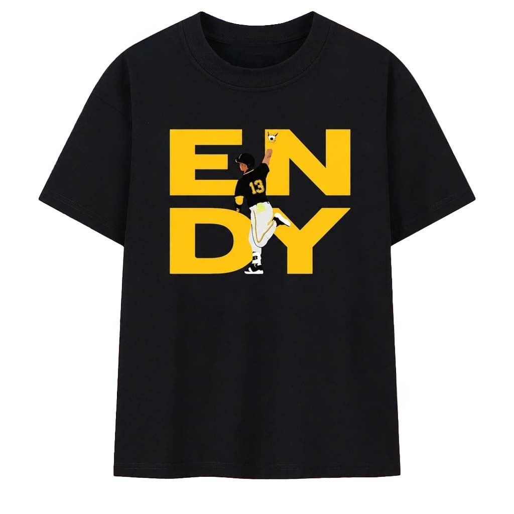 Endy Rodriguez #13 Pittsburgh Pirates T-Shirt Endy Rodriguez Merch Gifts For Baseball Fans - Kdjoy