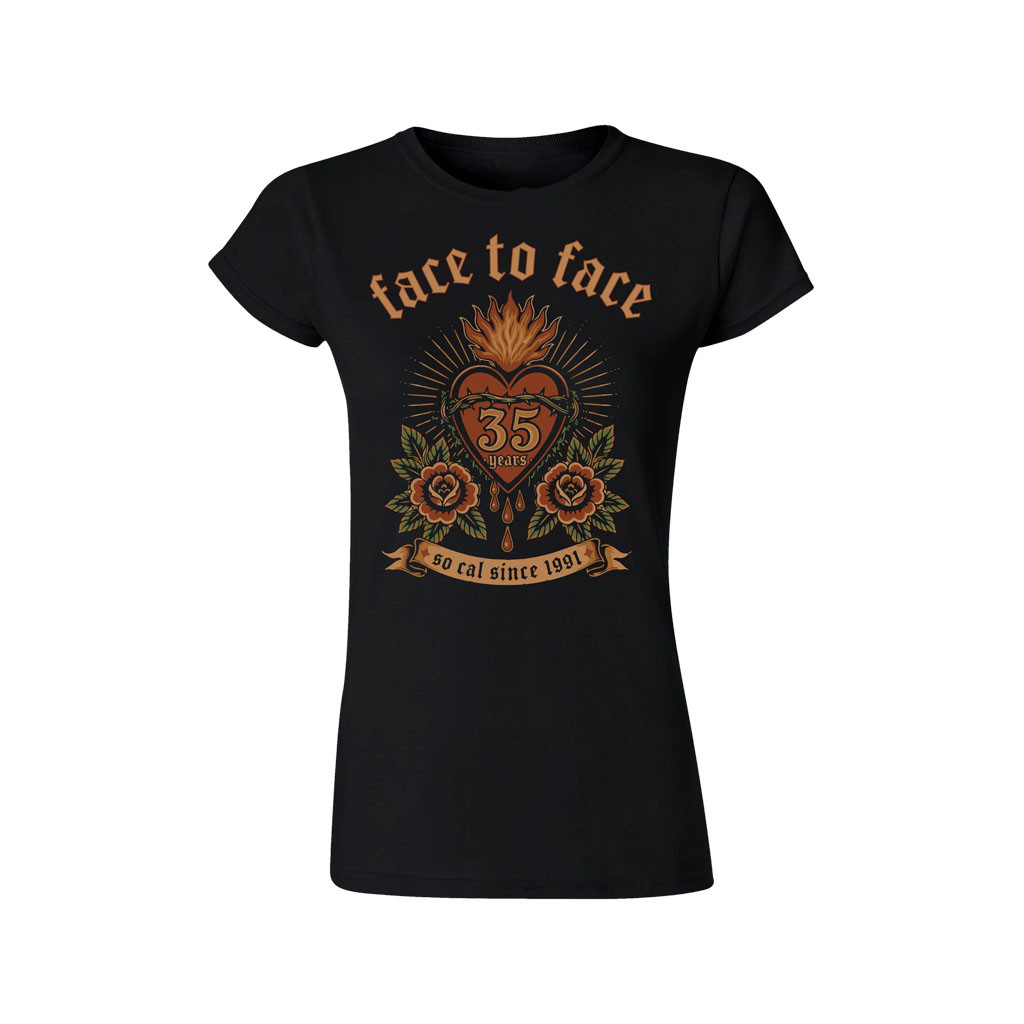 Enemy Ink Merch 2026 Face To Face 35 Years T-Shirt Face To Face Merch Fan Gear Gift For Mom - Kdjoy