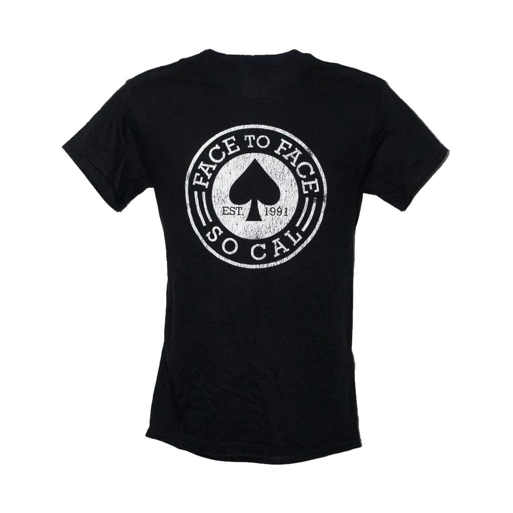 Enemy Ink Merch 2026 Face To Face Spade Logo T-Shirt Face To Face Merch Gift For Rock Band Fan' - Kdjoy