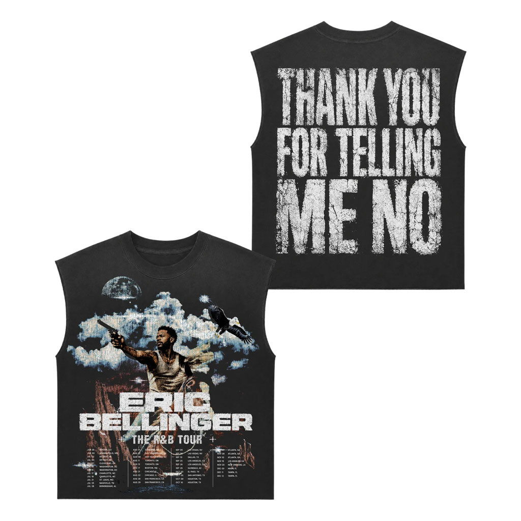 Eric Bellinger Merch 2026 Thank You For Telling Me No Muscle Tank Presents For Music Lovers - Kdjoy