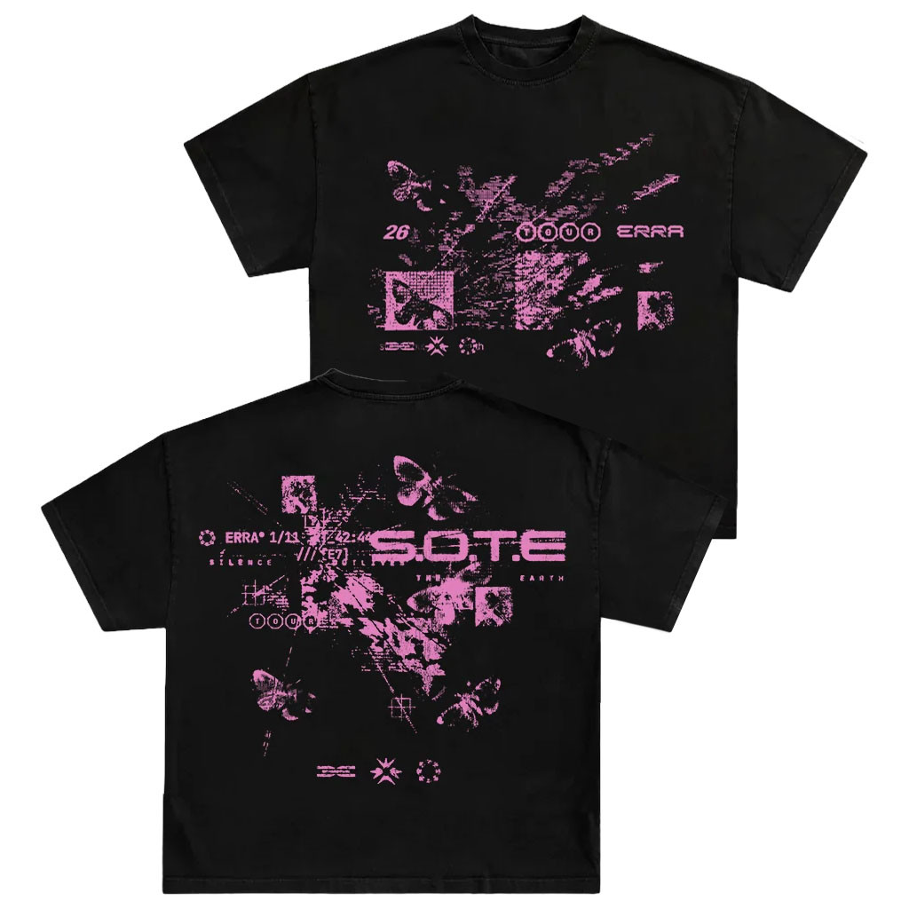 Erra Merch 2026 SOTE Black T-Shirt Erra Band Merch Tour Shirt Present For Music Lovers - Kdjoy