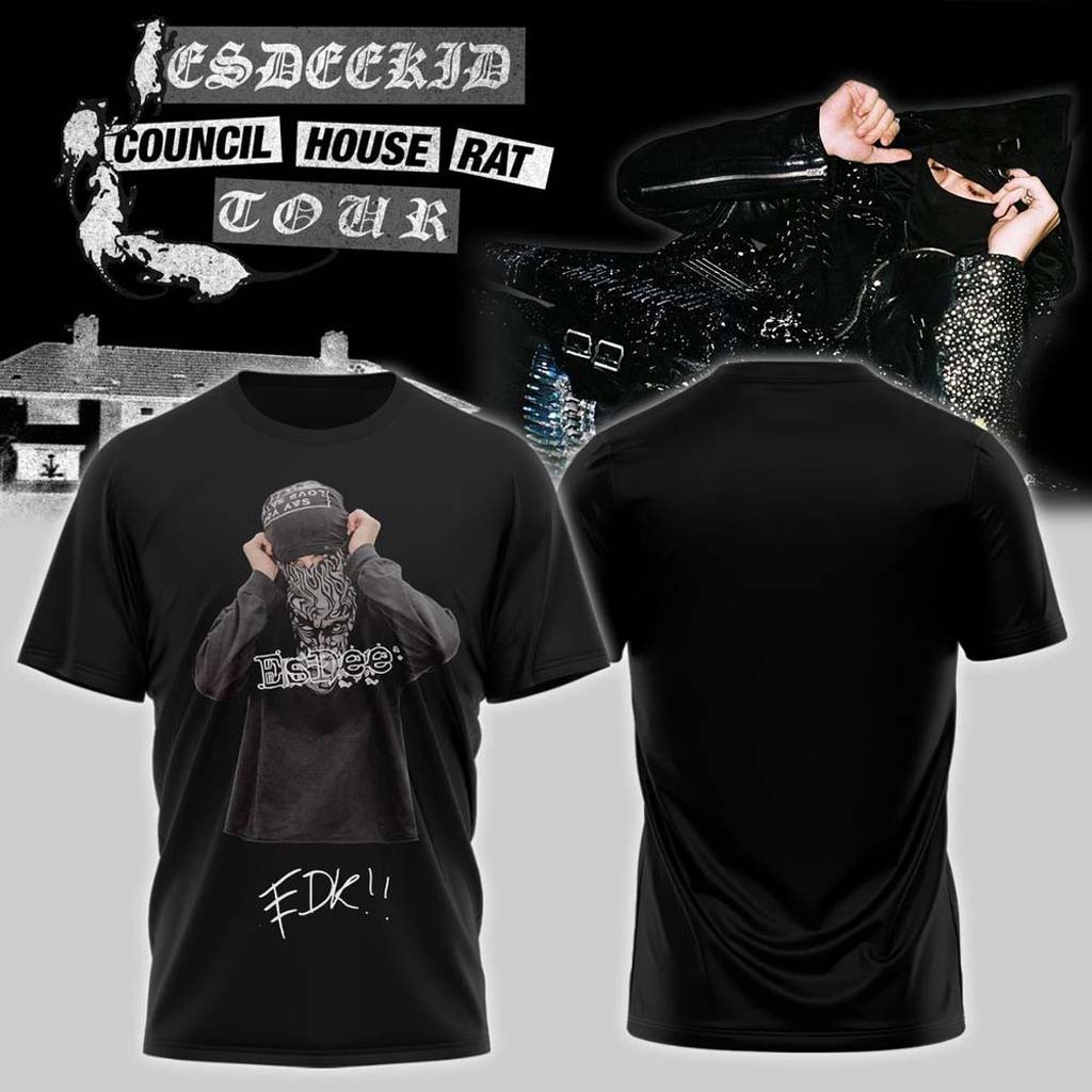 EsDeeKid Council House Rat Tour 2026 T-Shirt EsDeeKid Merch Rap Fan Apparel Gift For Dudes EsDeeKid Council House Rat Tour 2026 T-Shirt EsDeeKid Merch Rap Fan Apparel Gift For Dudes