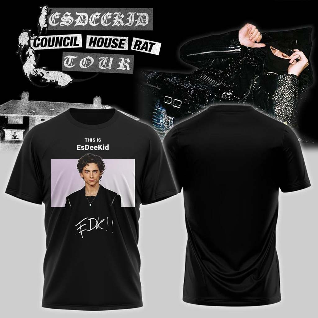 EsDeeKid Council House Rat Tour 2026 T-Shirt This IS EsDeeKid Shirt EDK Merch Gift For Rap Fans