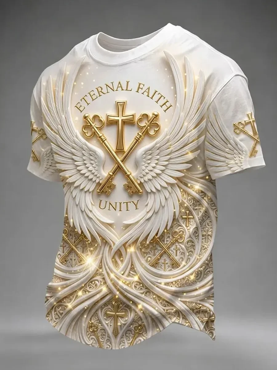 Eternal Faith Unity T-Shirt Religious Christian Tee Apparel For Christian Lover - Kdjoy Eternal Faith Unity T-Shirt Religious Christian Tee Apparel For Christian Lover - Kdjoy