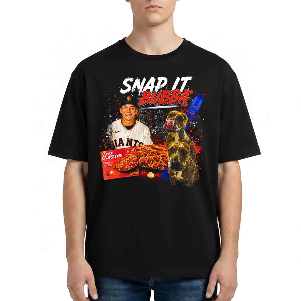 Ethan Young Andrew Kachel Wearing Andrew Kachel Snap It Bubba Shirt Gifts For Fans - Kdjoy