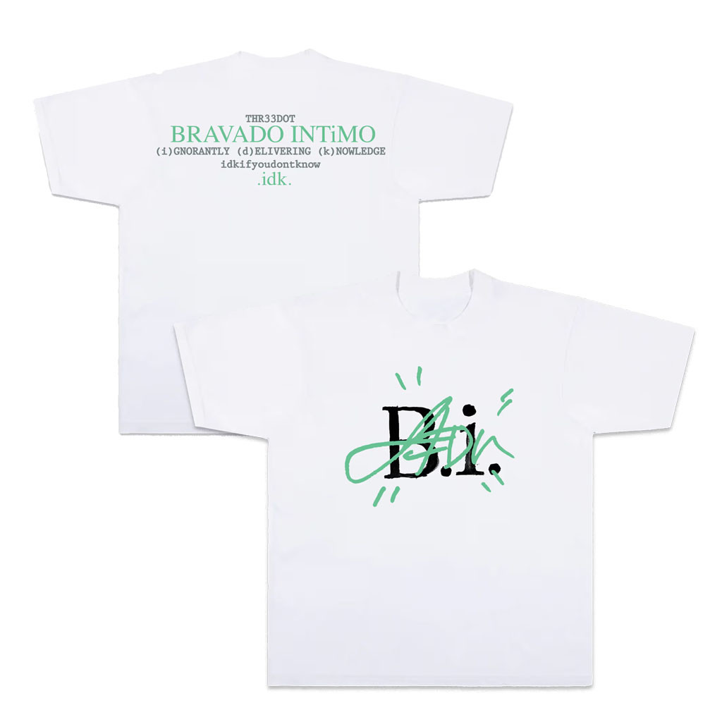 Even The Devil Smiles Merch 2026 Bravado Intimo Signature T-Shirt White ETDS Merch Gift For Fan - Kdjoy