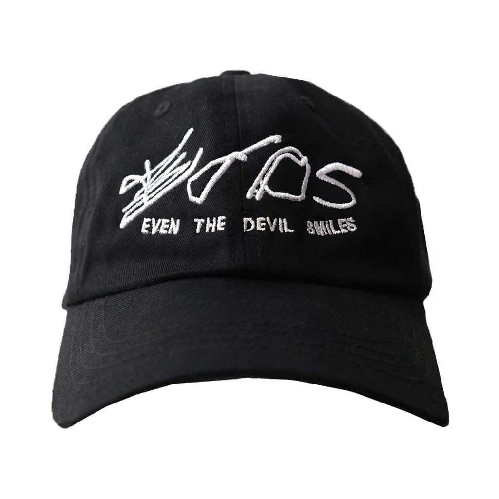 Even The Devil Smiles Merch 2026 IDK X ETDS MOCA Embroidered Hat Best Gift For Hip Hop Fans - Kdjoy Even The Devil Smiles Merch 2026 IDK X ETDS MOCA Embroidered Hat Best Gift For Hip Hop Fans - Kdjoy