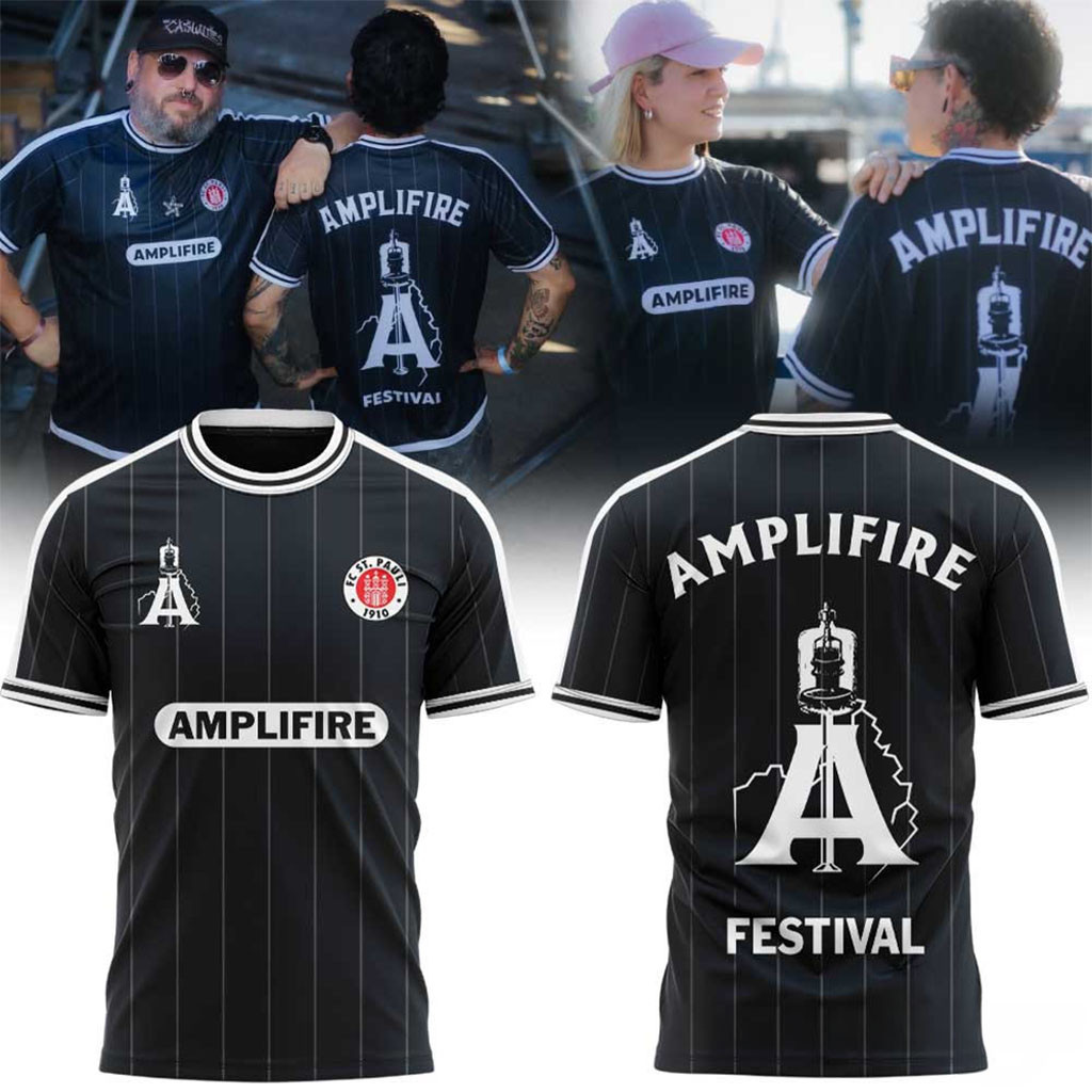 FC St Pauli X Amplifire Festival T-Shirt FC St Pauli Merch Gift Ideas For Husband - Kdjoy FC St Pauli X Amplifire Festival T-Shirt FC St Pauli Merch Gift Ideas For Husband - Kdjoy
