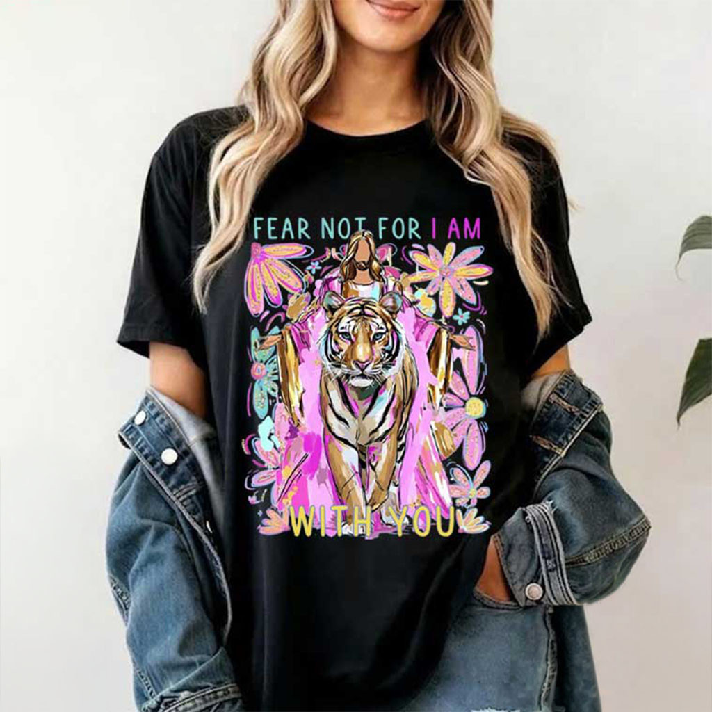 Fear Not For I Am With You Jesus Lion Christianity Catholic T-Shirt Religious Gifts Ideas - Kdjoy Fear Not For I Am With You Jesus Lion Christianity Catholic T-Shirt Religious Gifts Ideas - Kdjoy