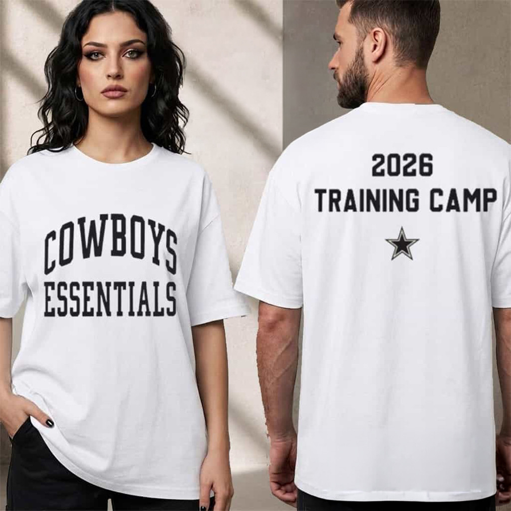 Fear Of God x Dallas Cowboys Training Camp Cowboys Essentials 2026 T-Shirt Cowboys Merch - Kdjoy Fear Of God x Dallas Cowboys Training Camp Cowboys Essentials 2026 T-Shirt Cowboys Merch - Kdjoy