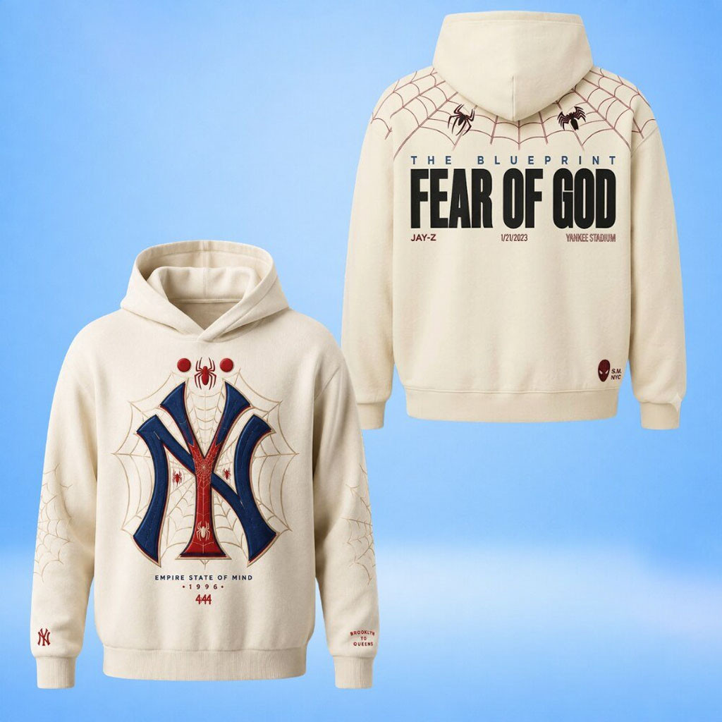 Fear Of God X Ny Yankees Jay Z X Spiderman Brand New Day Hoodie Shirt Special Edition Featured - Kdjoy
