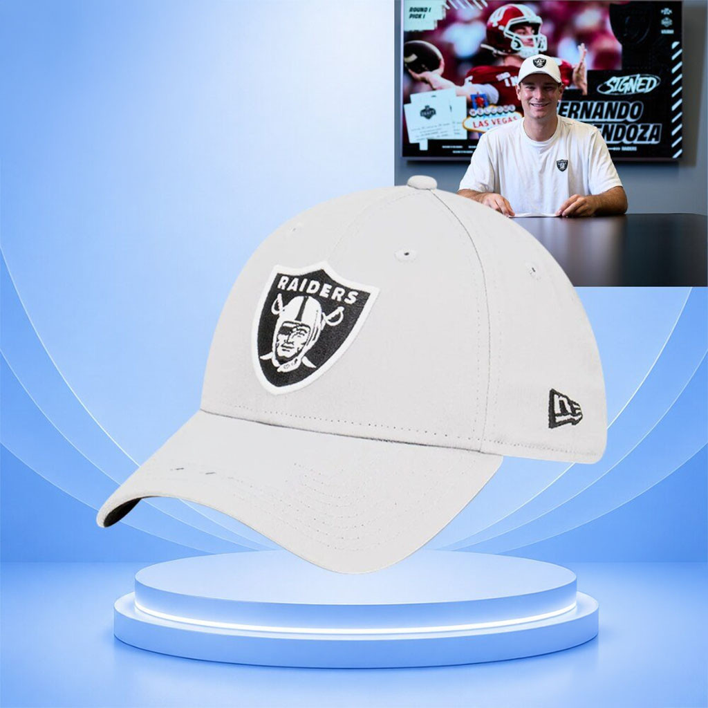 Fernando Mendoza LV Raiders Hat Embroidered Fernando Mendoza Merch Gift For Football Lovers - Kdjoy Fernando Mendoza LV Raiders Hat Embroidered Fernando Mendoza Merch Gift For Football Lovers - Kdjoy