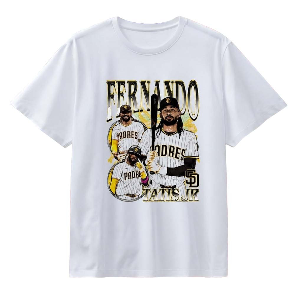 Fernando Tatis Jr San Diego Padres Picture Collage T-Shirt SD Padres Merch Baseball Fan Gifts - Kdjoy