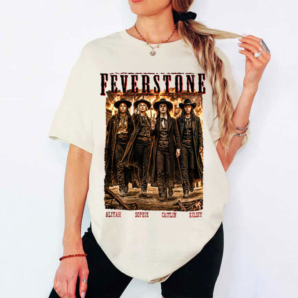 Fever Stone Vintage Western Cowgirl Women's Basketball T-Shirt Indiana Fever Merch Fan Gifts - Kdjoy