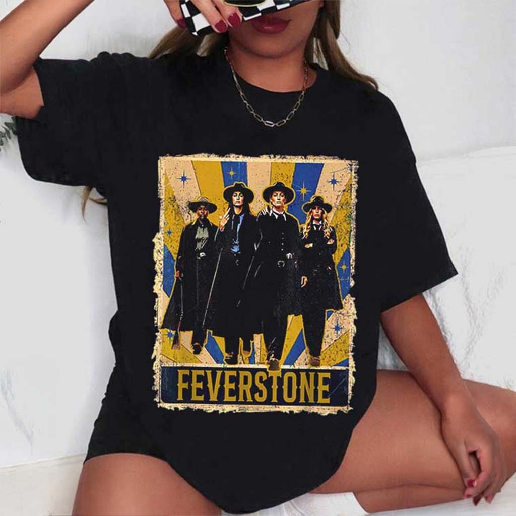 FeverStone Vintage Western Cowgirl WNBA Basketball T-Shirt Gifts For Friends - Kdjoy