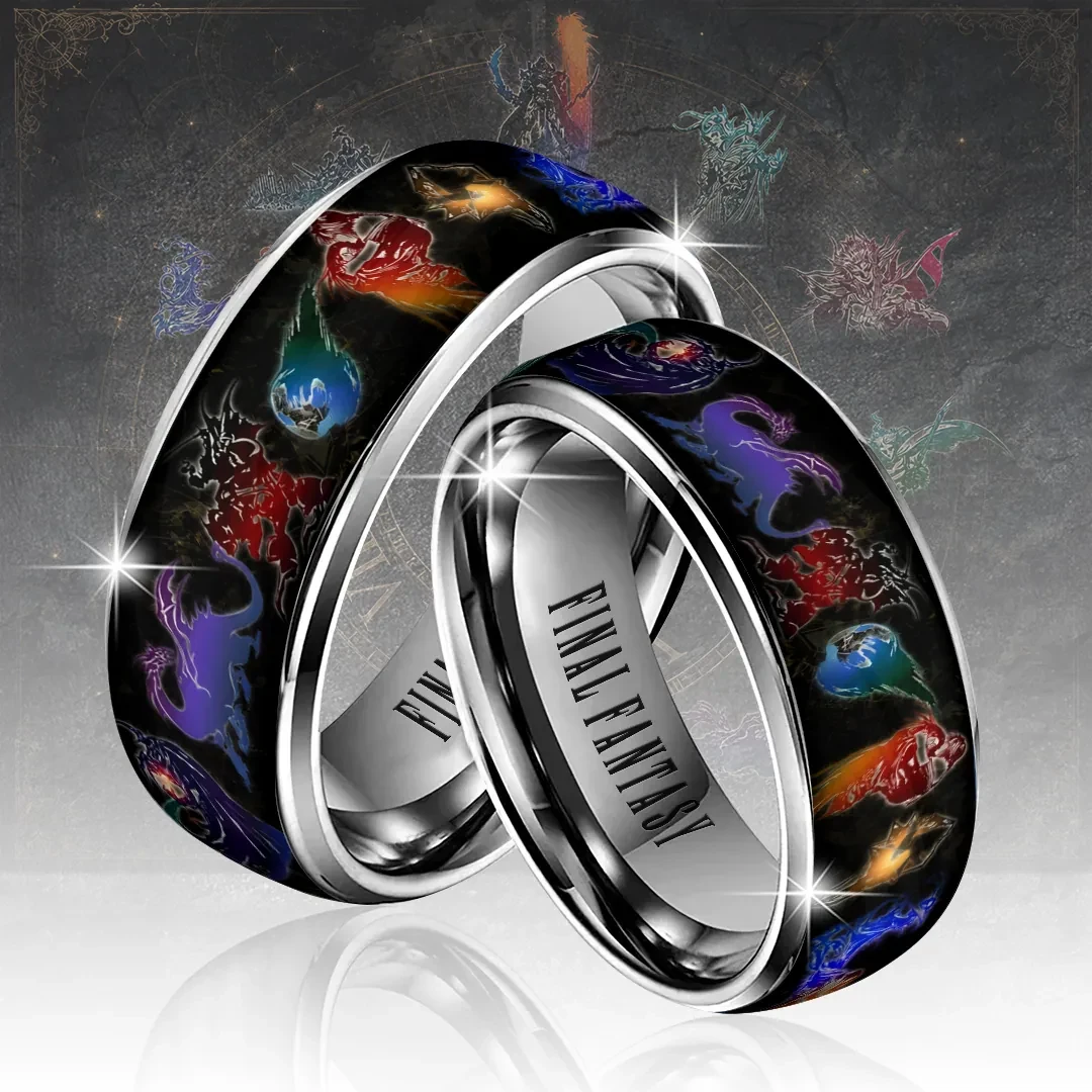Final Fantasy Characters Ring Video Game Lover Gear Final Fantasy Merch Gifts For Friend - Kdjoy Final Fantasy Characters Ring Video Game Lover Gear Final Fantasy Merch Gifts For Friend - Kdjoy