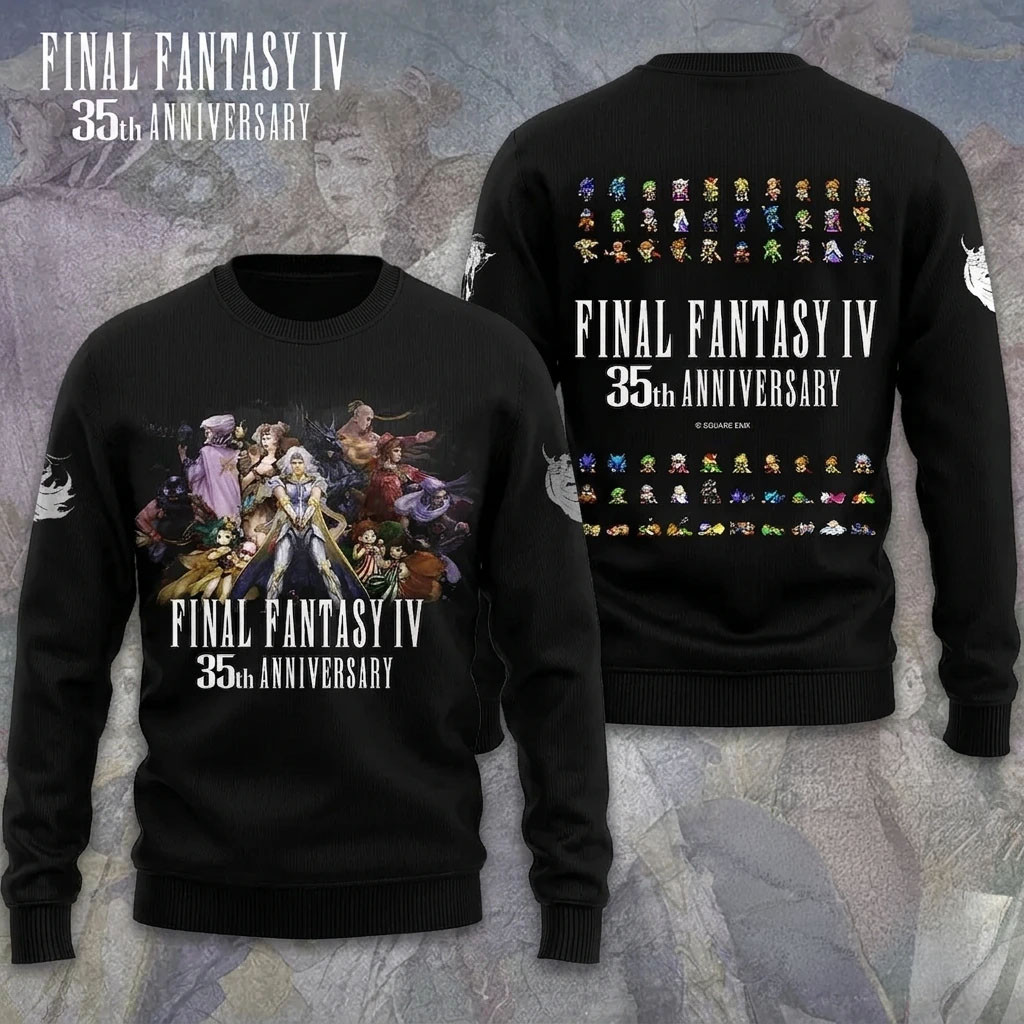 Final Fantasy IV 35Th Anniversary Sweatshirt 2026 Final Fantasy IV Merch Gift For Gamers - Kdjoy Final Fantasy IV 35Th Anniversary Sweatshirt 2026 Final Fantasy IV Merch Gift For Gamers - Kdjoy