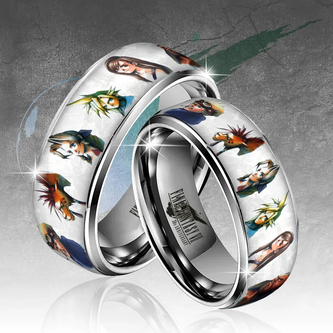 Final Fantasy VII 30th Anniversary Ring Final Fantasy Merch Best Gifts For Boyfriend - Kdjoy