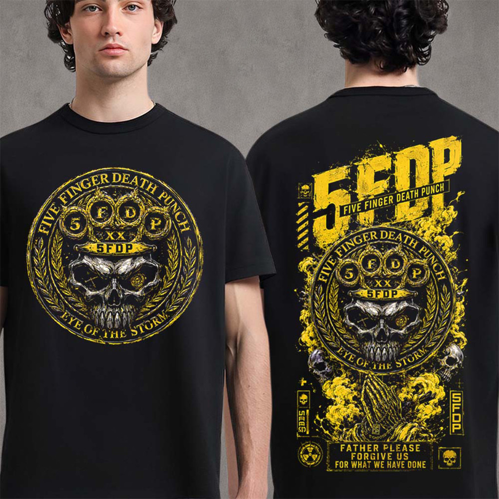 Five Finger Death Punch Merch Eye Of The Storm T-Shirt Presents For Music Lovers - Kdjoy
