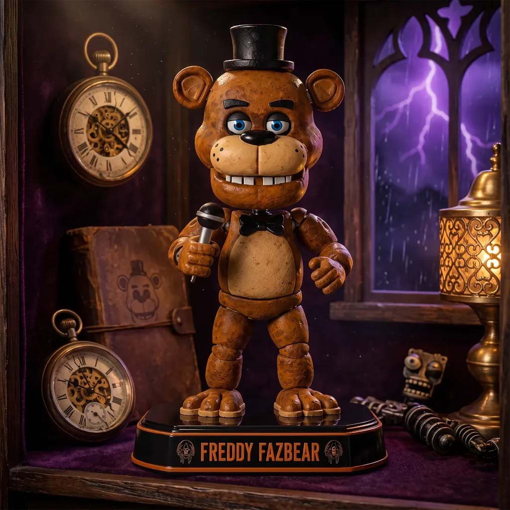 Five Nights at Freddy's Freddy Fazbear Collectible Funko Pop Display Room Decor Gifts For Gamers - Kdjoy Five Nights at Freddy's Freddy Fazbear Collectible Funko Pop Display Room Decor Gifts For Gamers - Kdjoy