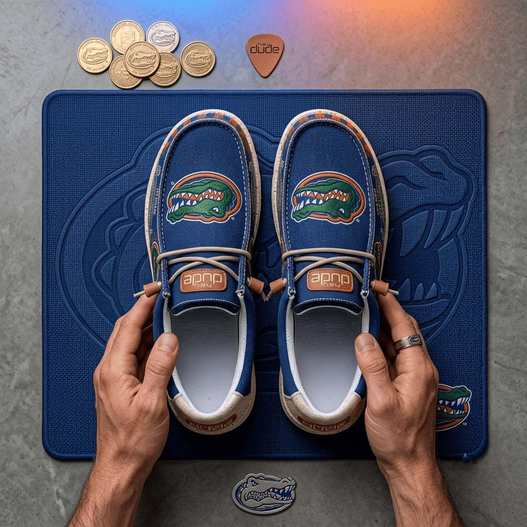 Florida Gators Shoes Game Day Loafers Florida Gators Merch Gifts For Your Boyfriend - Kdjoy