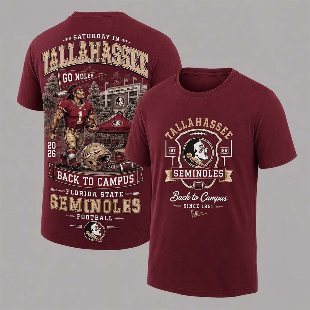 Florida State Seminoles 2026 Back To Campus T-Shirt Seminoles Merch Gift For Football Lovers - Kdjoy