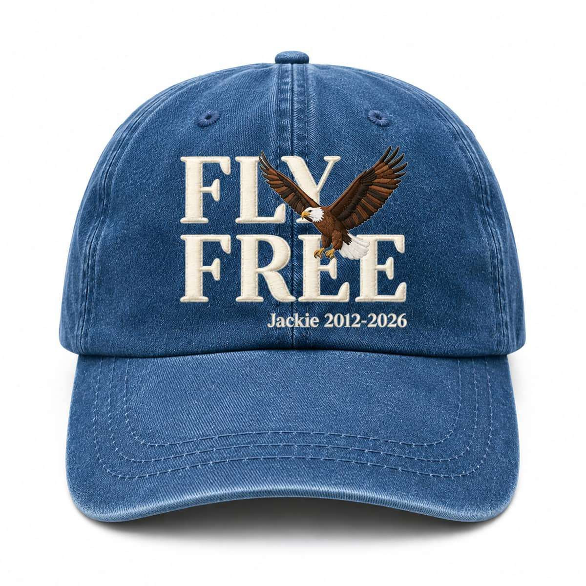 Fly Free Jackie 2012 2026 Hat Jackie Big Bear Merch Present For Bald Eagle Lovers - Kdjoy