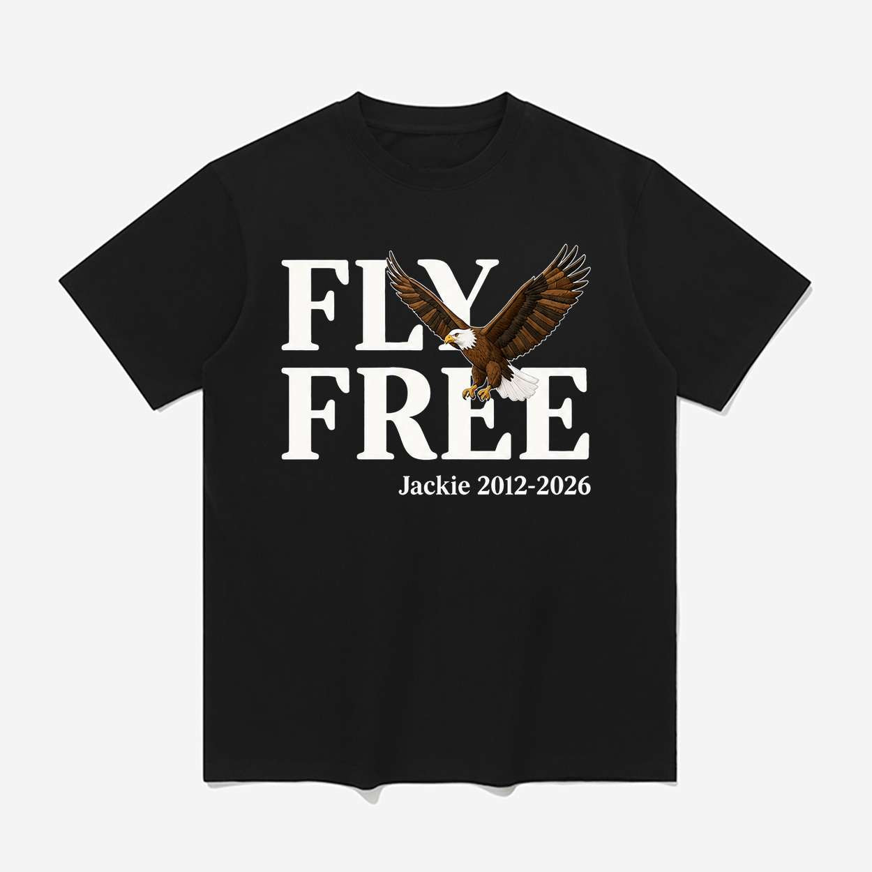 Fly Free Jackie 2012-2026 Shirt Jackie Memorial T-Shirt Fans Gift Ideas - Kdjoy