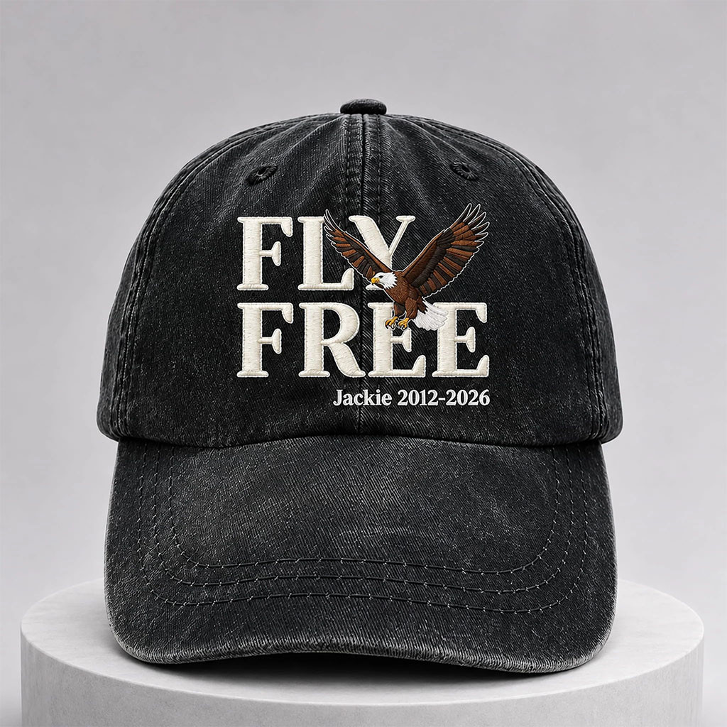 Fly Free Jackie Embroidered Hat Honors Jackie Merch Gift Ideas For Fans - Kdjoy