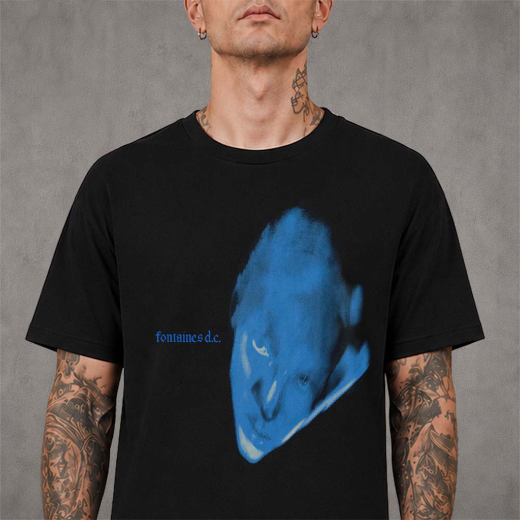 Fontaines DC Dopamine Chamber Blue Cover Black T-Shirt Fontaines DC Merch Music Lovers Gifts - Kdjoy Fontaines DC Dopamine Chamber Blue Cover Black T-Shirt Fontaines DC Merch Music Lovers Gifts - Kdjoy