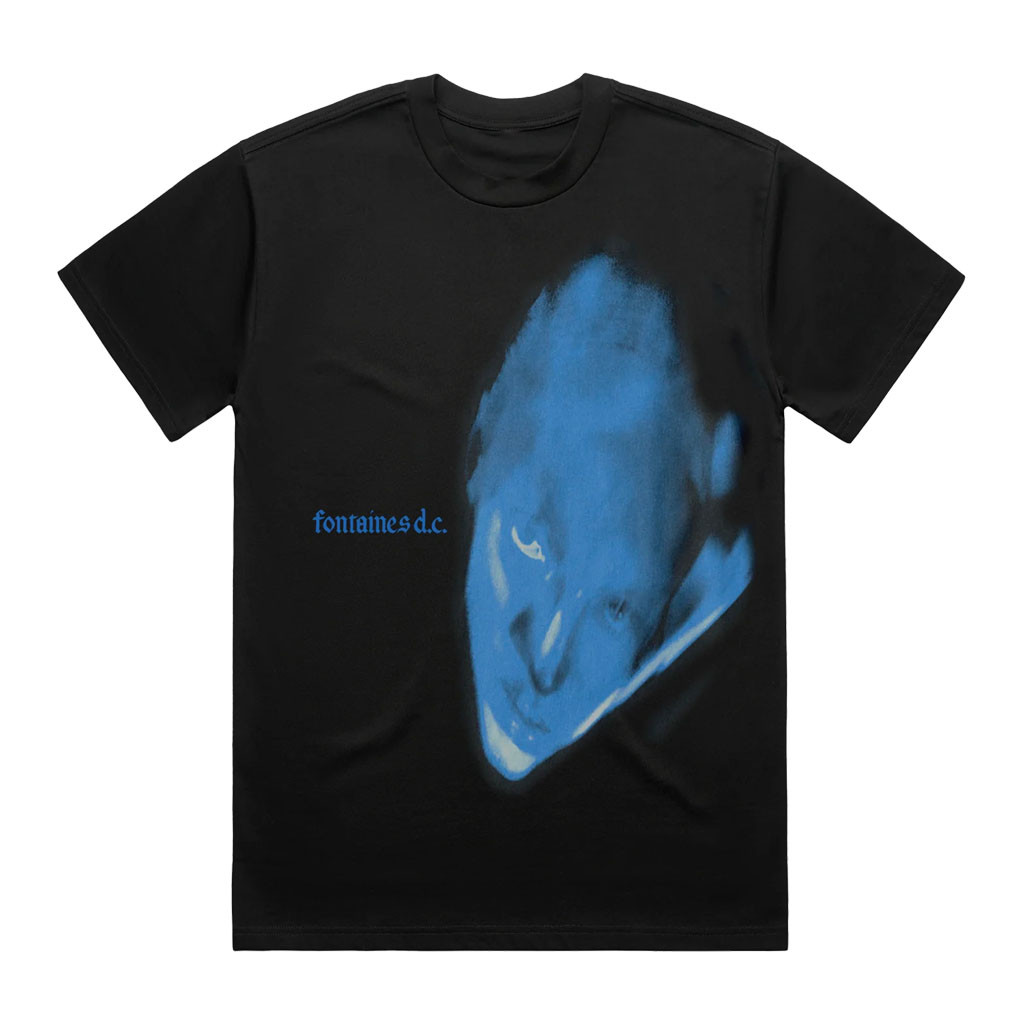 Fontaines DC Merch 2026 Dopamine Chamber Blue Cover Black T-Shirt Gift For Rock Music Lovers - Kdjoy