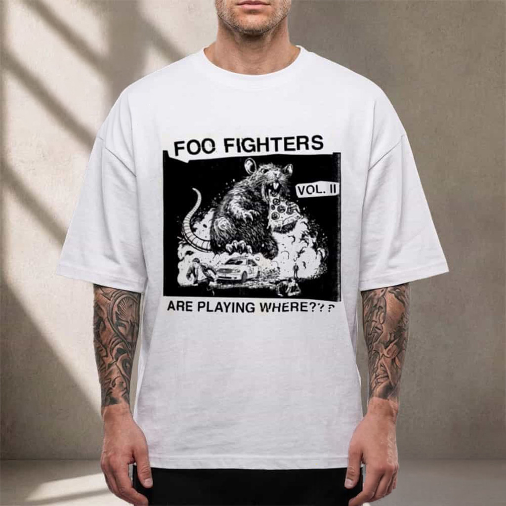 Foo Fighters Are Playing Where Vol II T-Shirt Foo Fighters Merch Best Gifts For Rock Fans