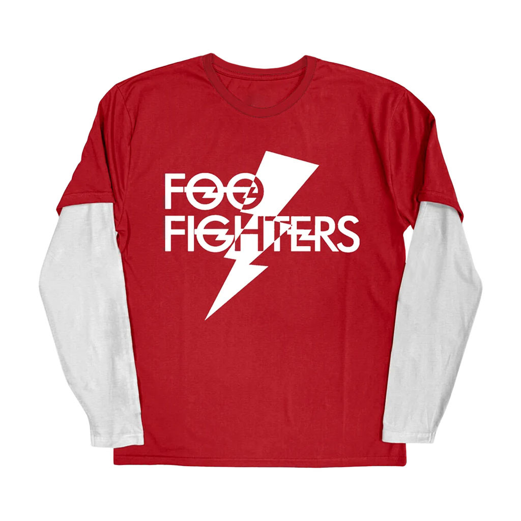 Foo Fighters Merch 2026 Lightening Bolt Logo Long Sleeve Shirt Gift For Band Fans - Kdjoy Foo Fighters Merch 2026 Lightening Bolt Logo Long Sleeve Shirt Gift For Band Fans - Kdjoy