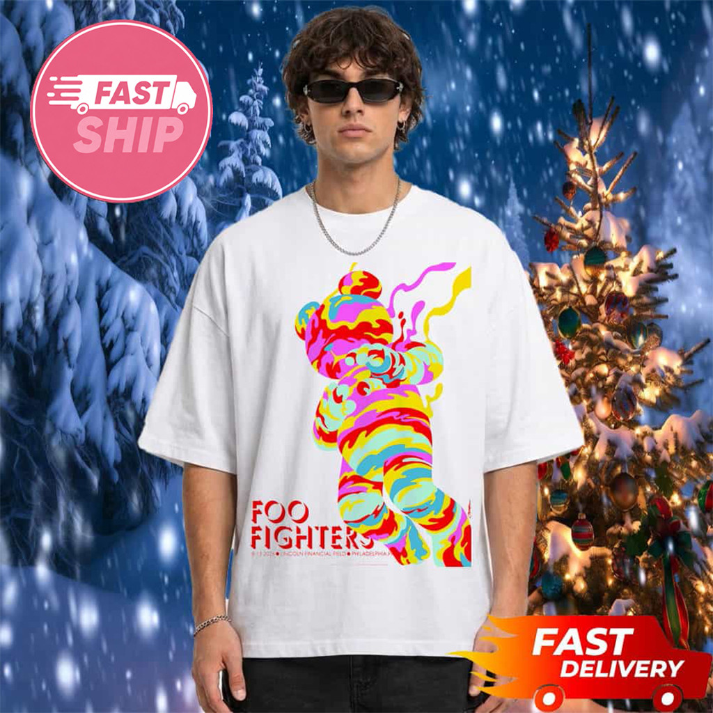 Foo Fighters Merch Philadelphia PA 2026 Show At Lincoln Financial Field On August 13 2026 Shirt - Kdjoy