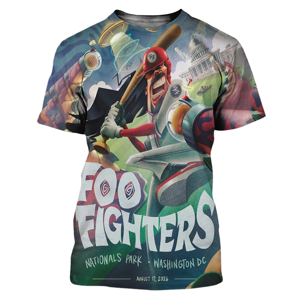 Foo Fighters Merch Washington DC 2026 Tonight Show Shirt Music Related Gifts For Guys - Kdjoy