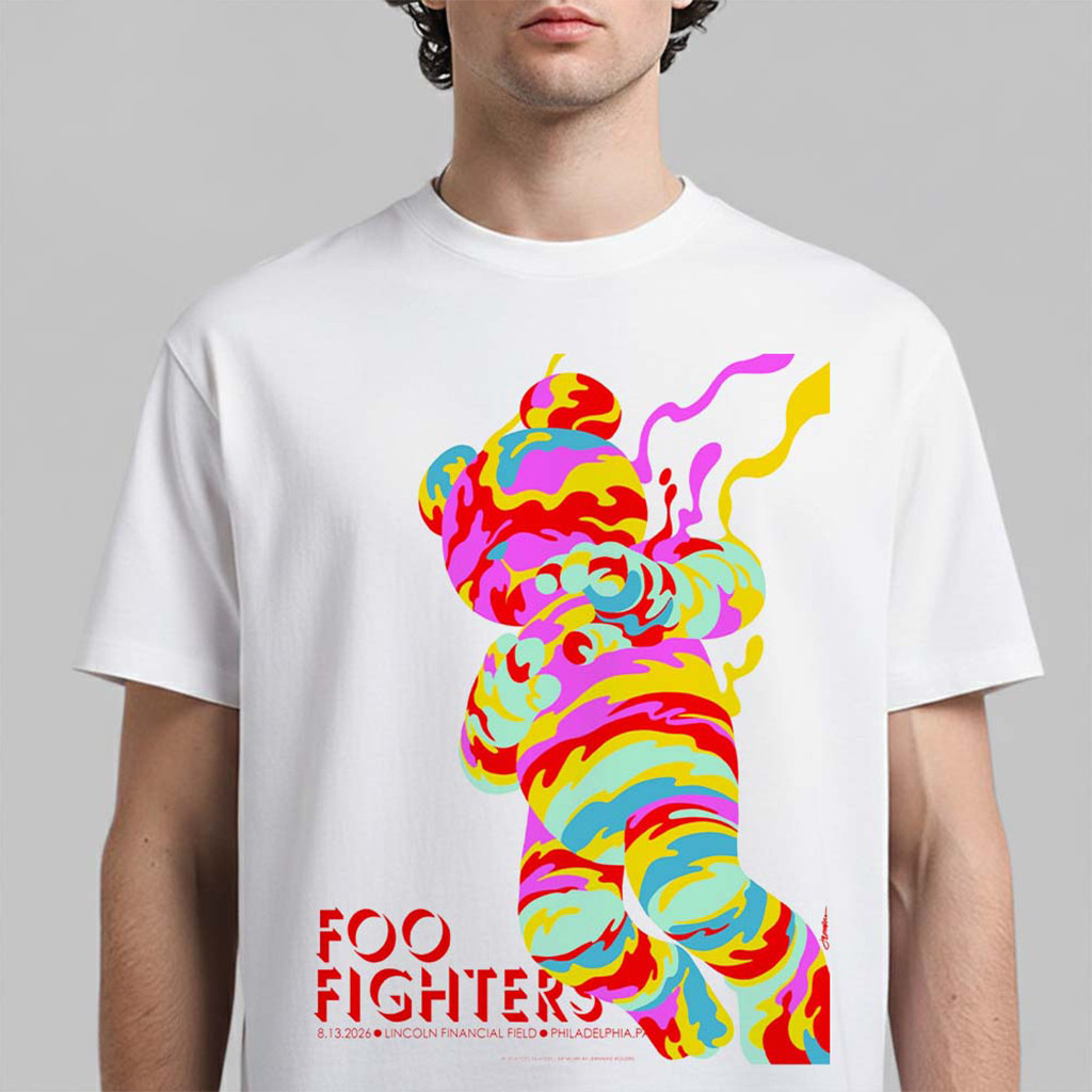 Foo Fighters Philadelphia 2026 Event T-Shirt Foo Fighters Merch Birthday Gift For Him - Kdjoy