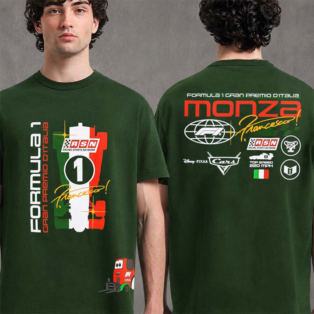 Formula 1 F1 X Cars Monza 2026 Cars Pitty Green T-Shirt F1 Merch Racing Lovers Gifts - Kdjoy