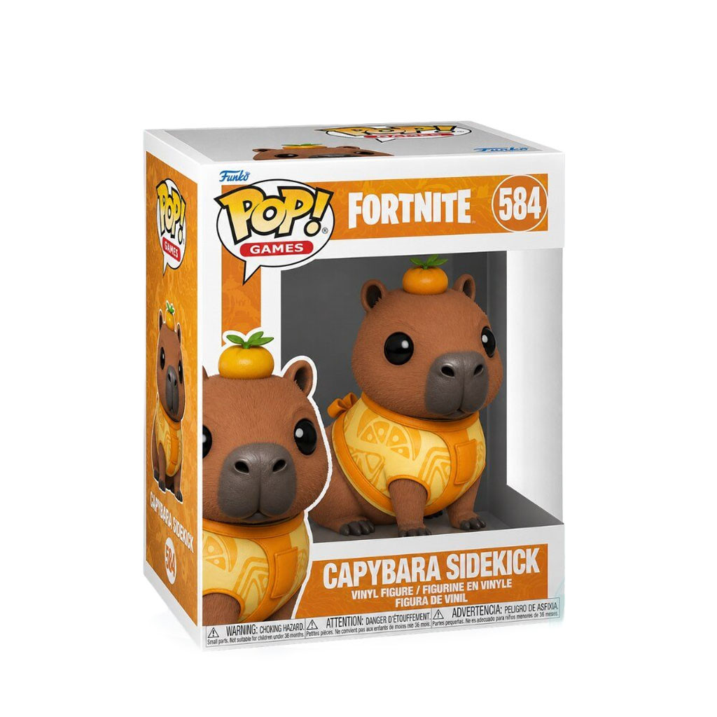 Fortnite Capybara Sidekick Orange Funko Pop 2026 Fortnite Merch Cute Gift For Brothers - Kdjoy