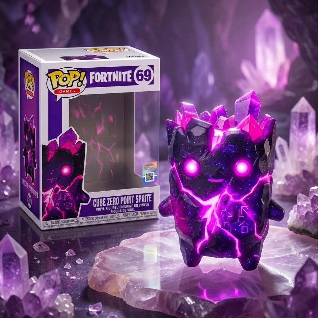 Fortnite Cube Zero Point Sprite Funko Pop Display Room Decor Gifts For Game Lovers - Kdjoy