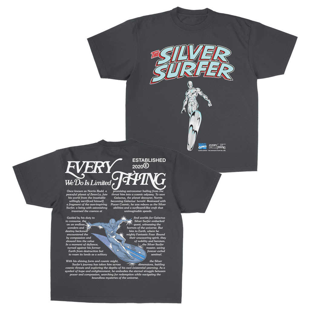 Founders Syndicate Merch 2026 Legendary Edition Silver Surfer EWDIL Hand Drawn Vintage T-Shirt' - Kdjoy